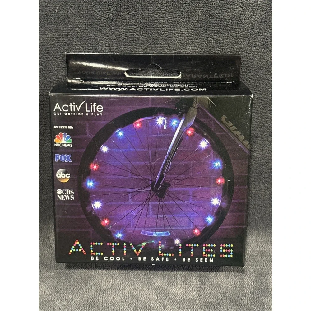 Bike Lights 2‎ Pack - Patriotic - Fitness Gifts